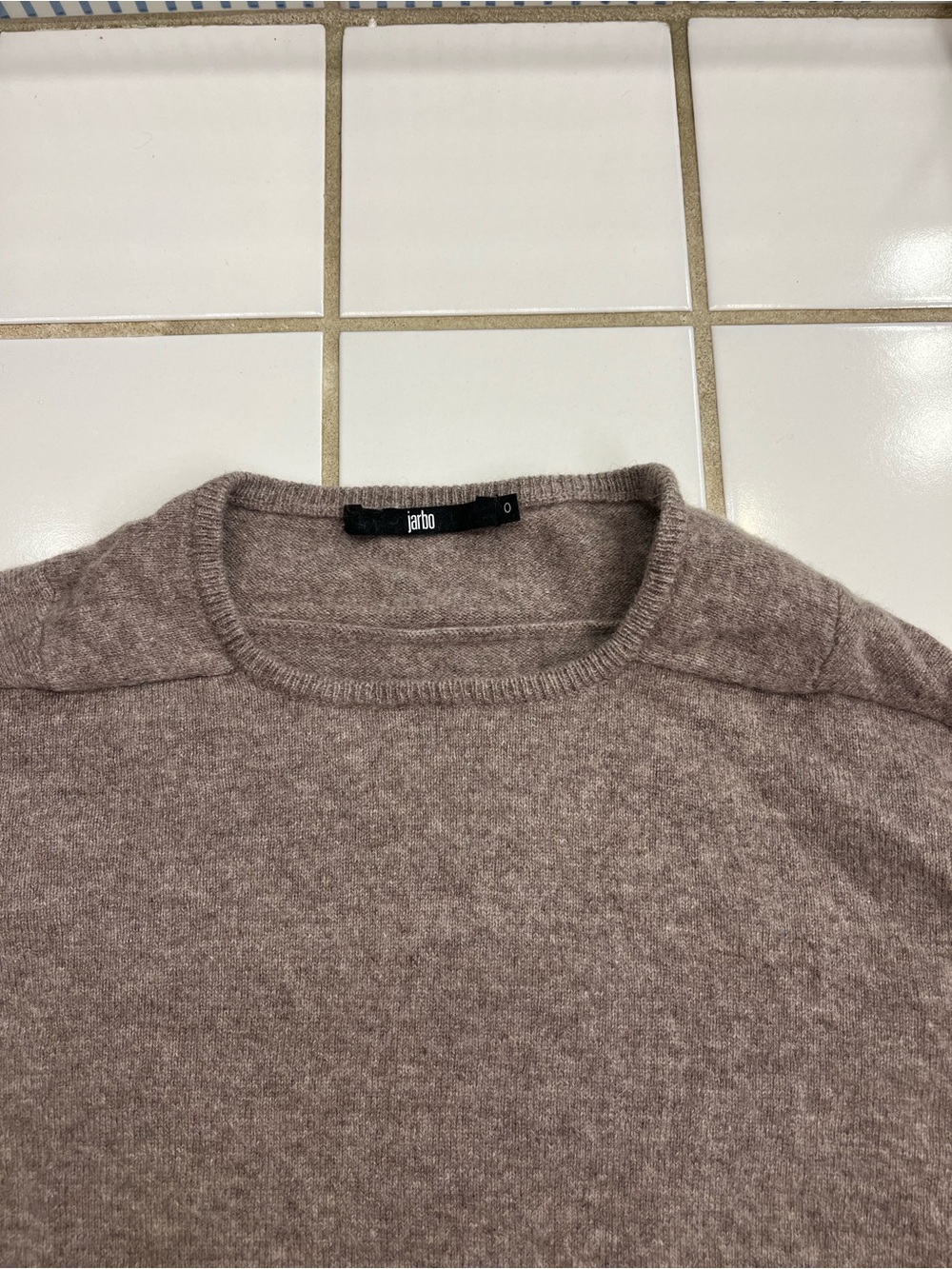 Jarbo Women's Crewneck Sweater in Taupe